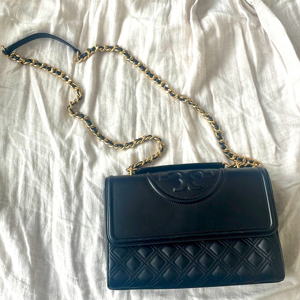 Tory Burch Fleming Convertible Shoulder Crossbody Flap Bag